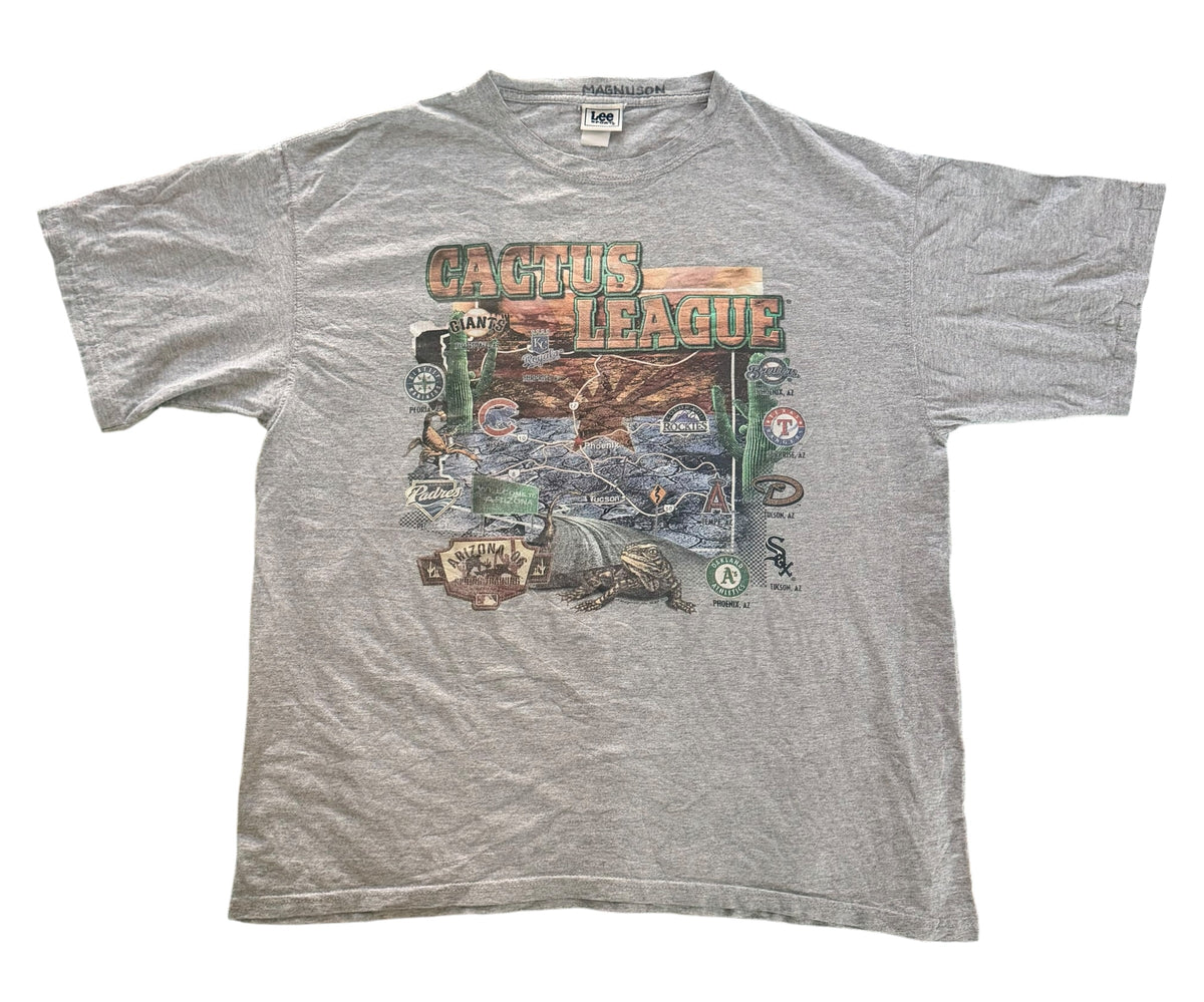 Vintage Lee Sport Cactus League Arizona Baseball Graphic T-Shirt, XXL