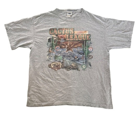 Vintage Lee Sport Cactus League Arizona Baseball Graphic T-Shirt, XXL