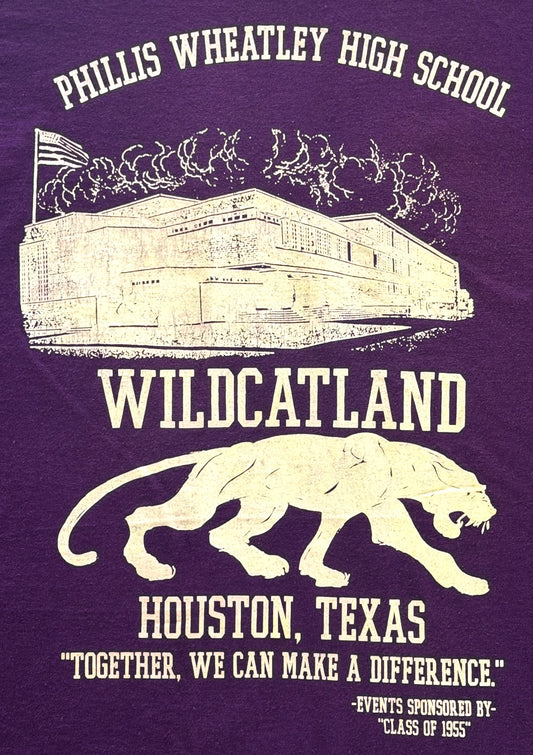 Vintage 1990s Phillis Wheatley High School Houston Texas T-Shirt, XXL