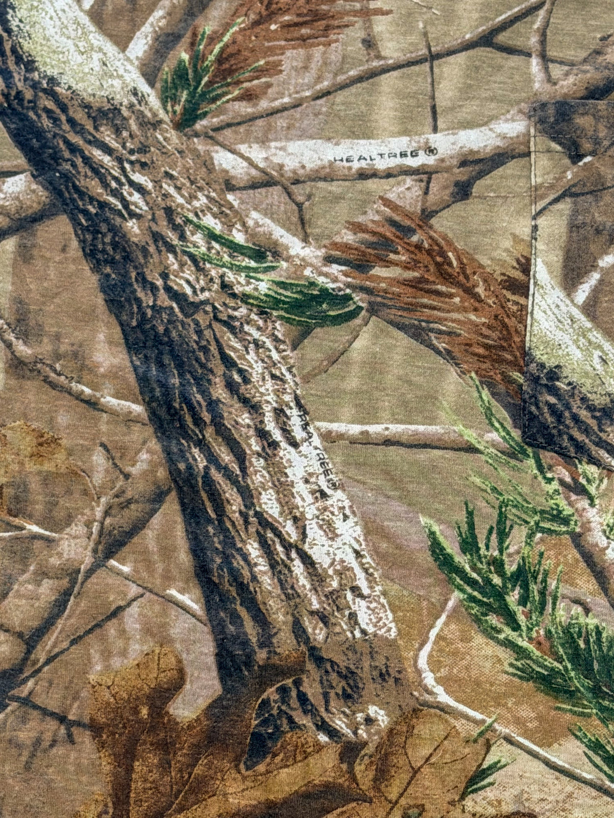 Woodland Real Tree Camouflage All Over Print Pocket T-Shirt, 2XL