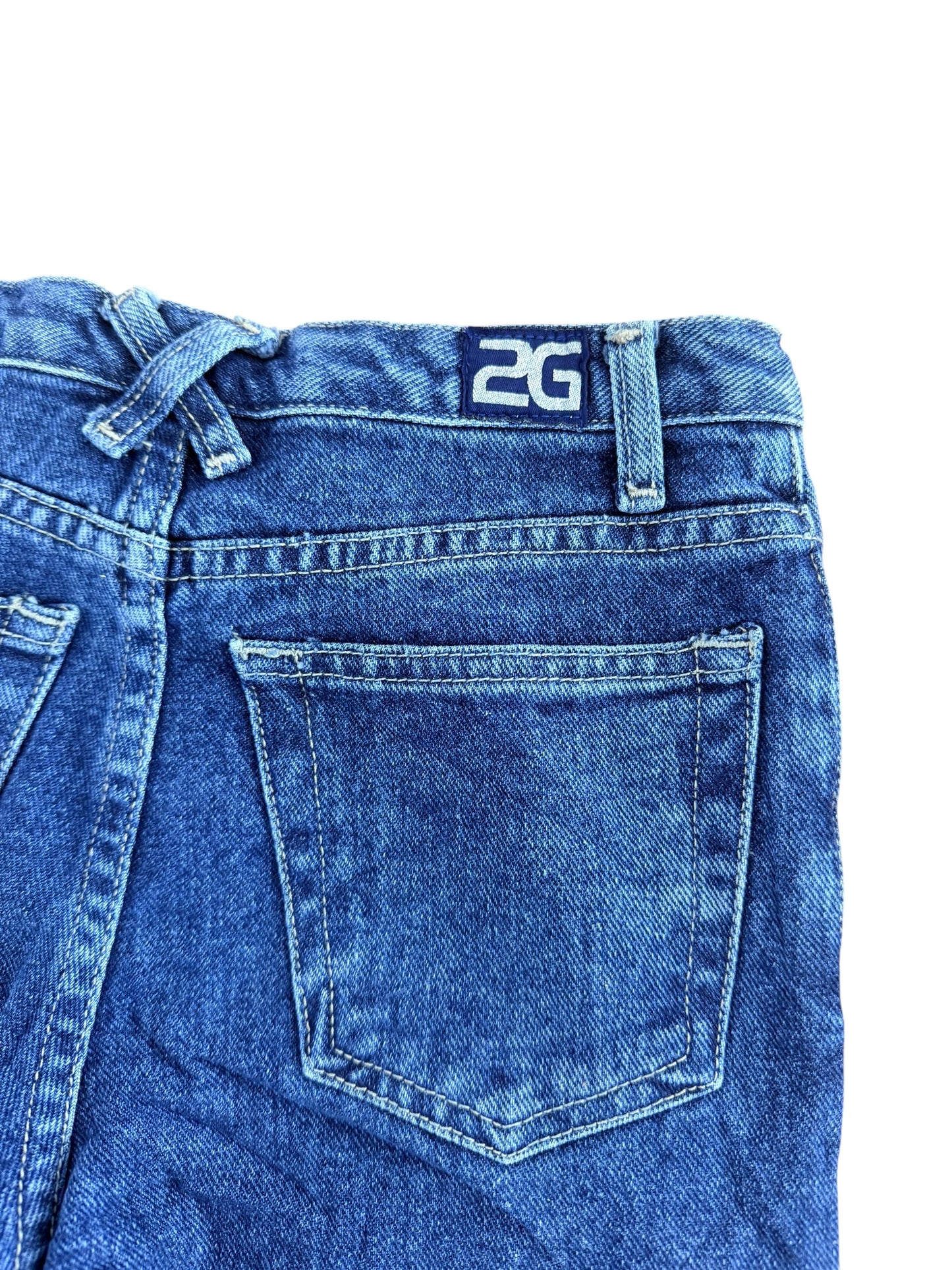 Y2K Second Generation Jeans Hand Painted American Flag Bootcut Flare Jeans, 26W