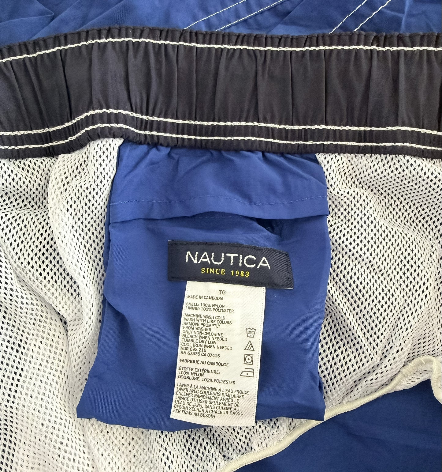 Vintage 2000s Nautica Swim Shorts Large