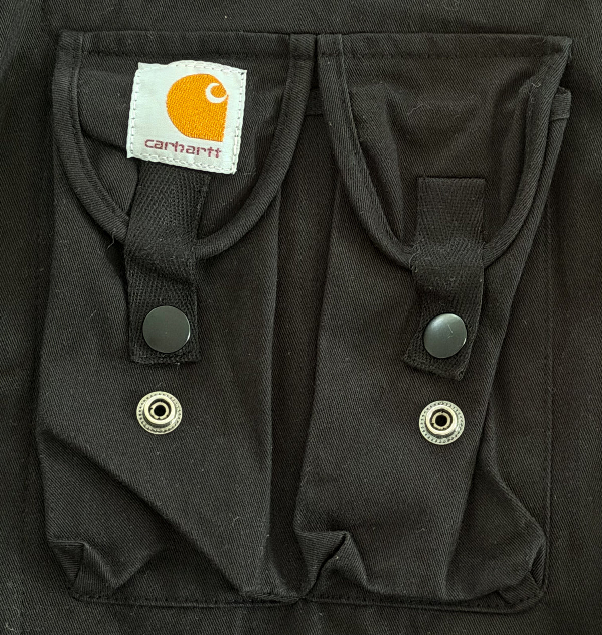 Carhartt Black Four Pocket Utility Jacket, Medium