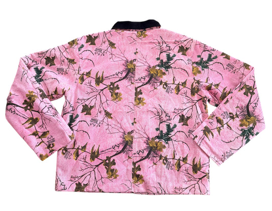 Carhartt Pink Realtree EDGE Camo Zip Up Jacket, XL