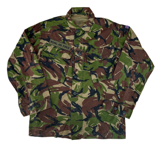 Vintage 90s British Royal Air Force DPM Camouflage Combat Jacket – Military Surplus Streetwear, Size L