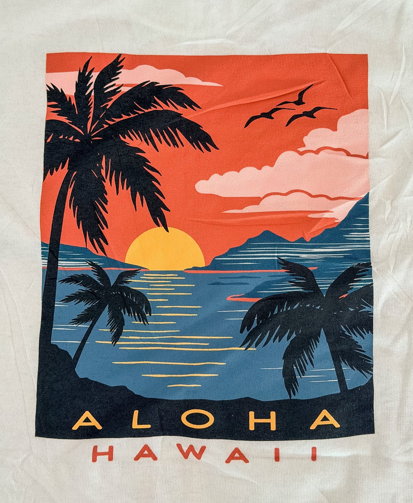 Vintage Hawaii Aloha Sunset T-shirt, size Medium
