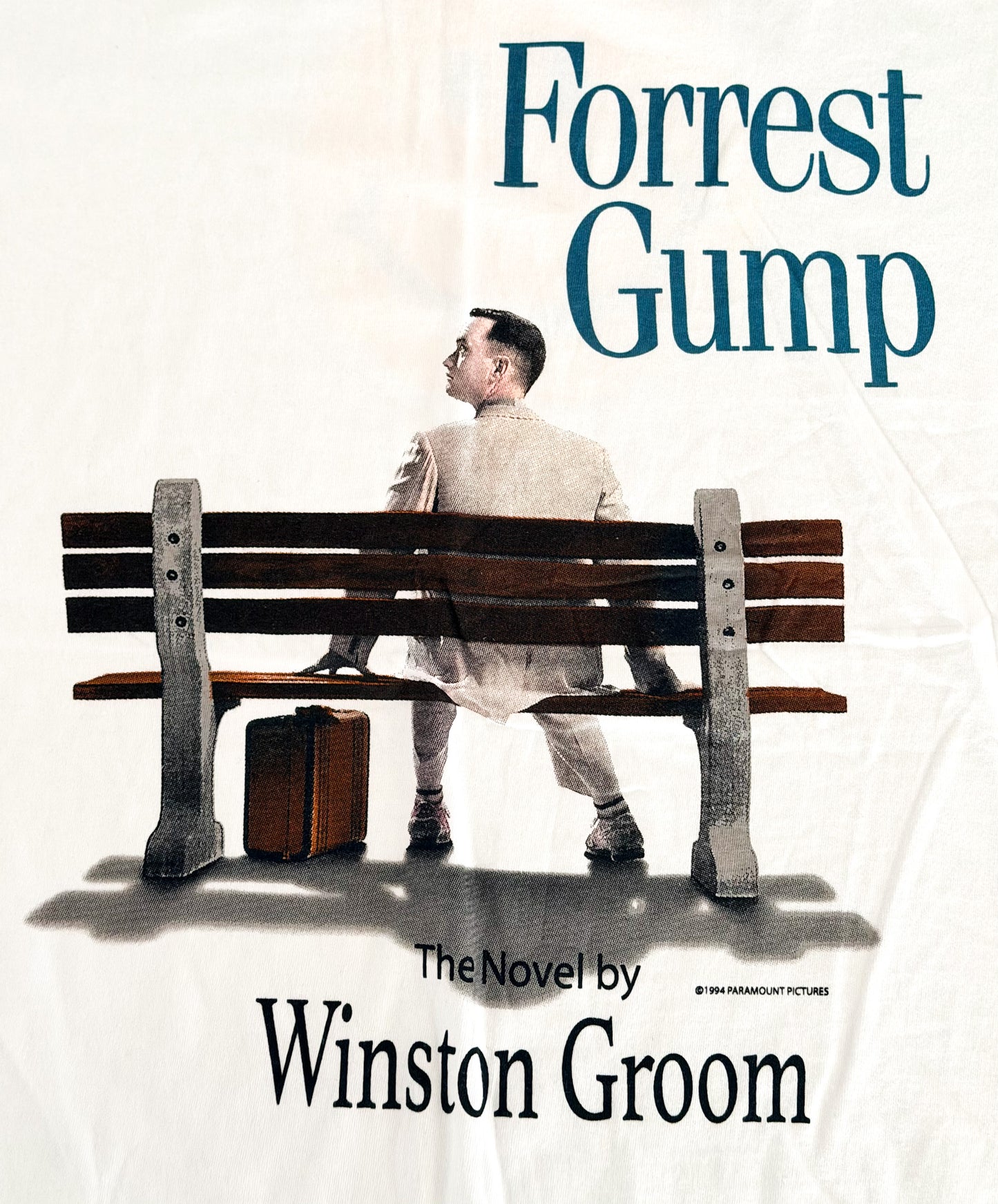 Forrest Gump 1994 Film Promo Single Stitch T-shirt, size Large