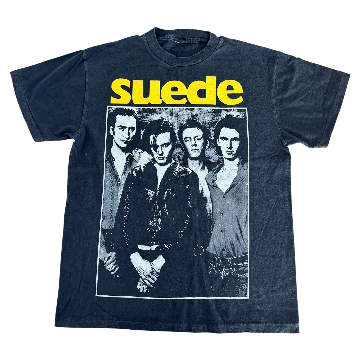 Suede Dog Man Star Tour Single Stitch Band T-shirt, Large