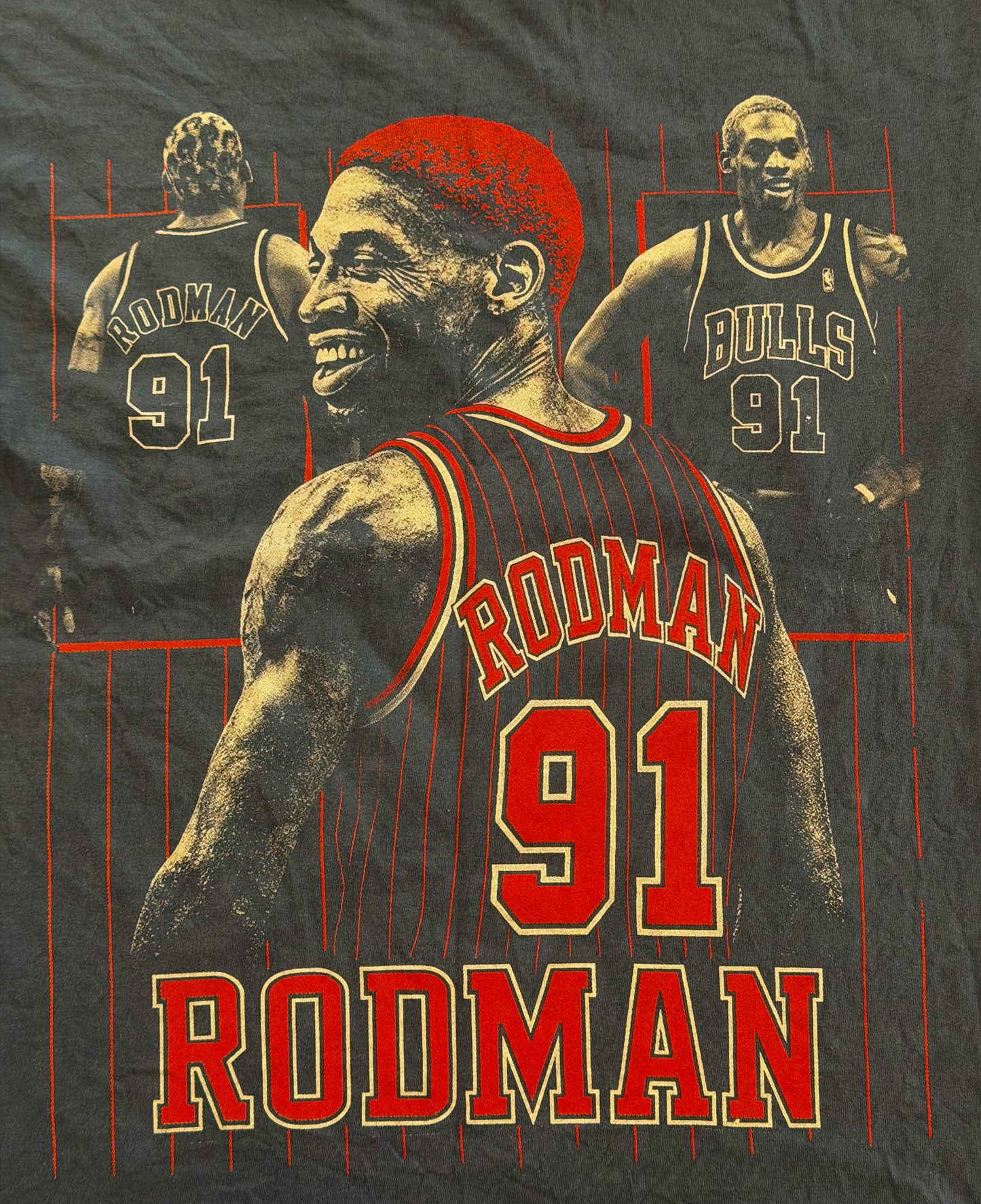 Vintage Dennis Rodman Chicago Bulls T-shirt, size Large