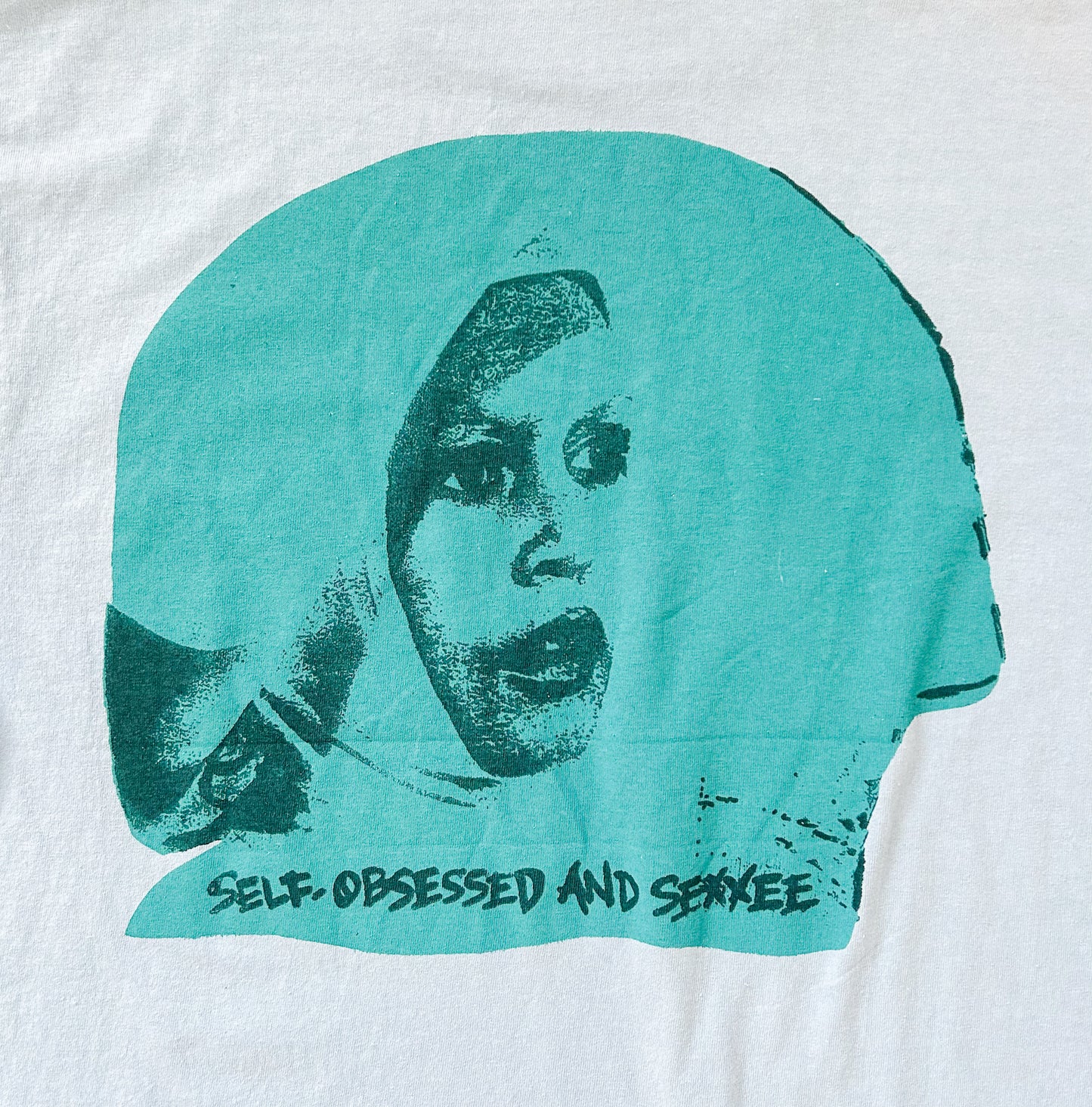 Rare Vintage Sonic Youth Band Tee – Brockum Tag – “Self-Obsessed and Sexxee” Graphic – Made in USA, Size - Large