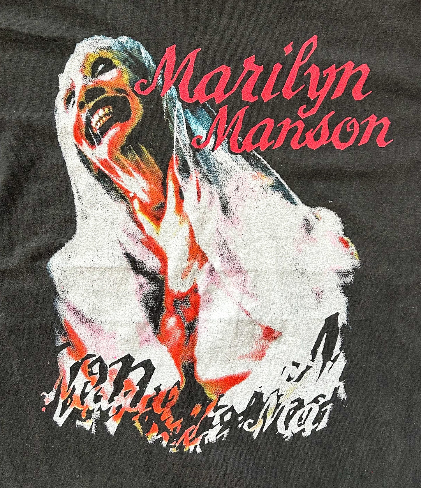 Vintage Marilyn Manson “Sweet Dreams / Smells Like Children” Brockum Worldwide Band T-Shirt – Made in USA – XL