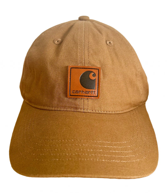 Carhartt Duck Brown Canvas Cap – Dead Stock - Iconic Workwear Style Hat