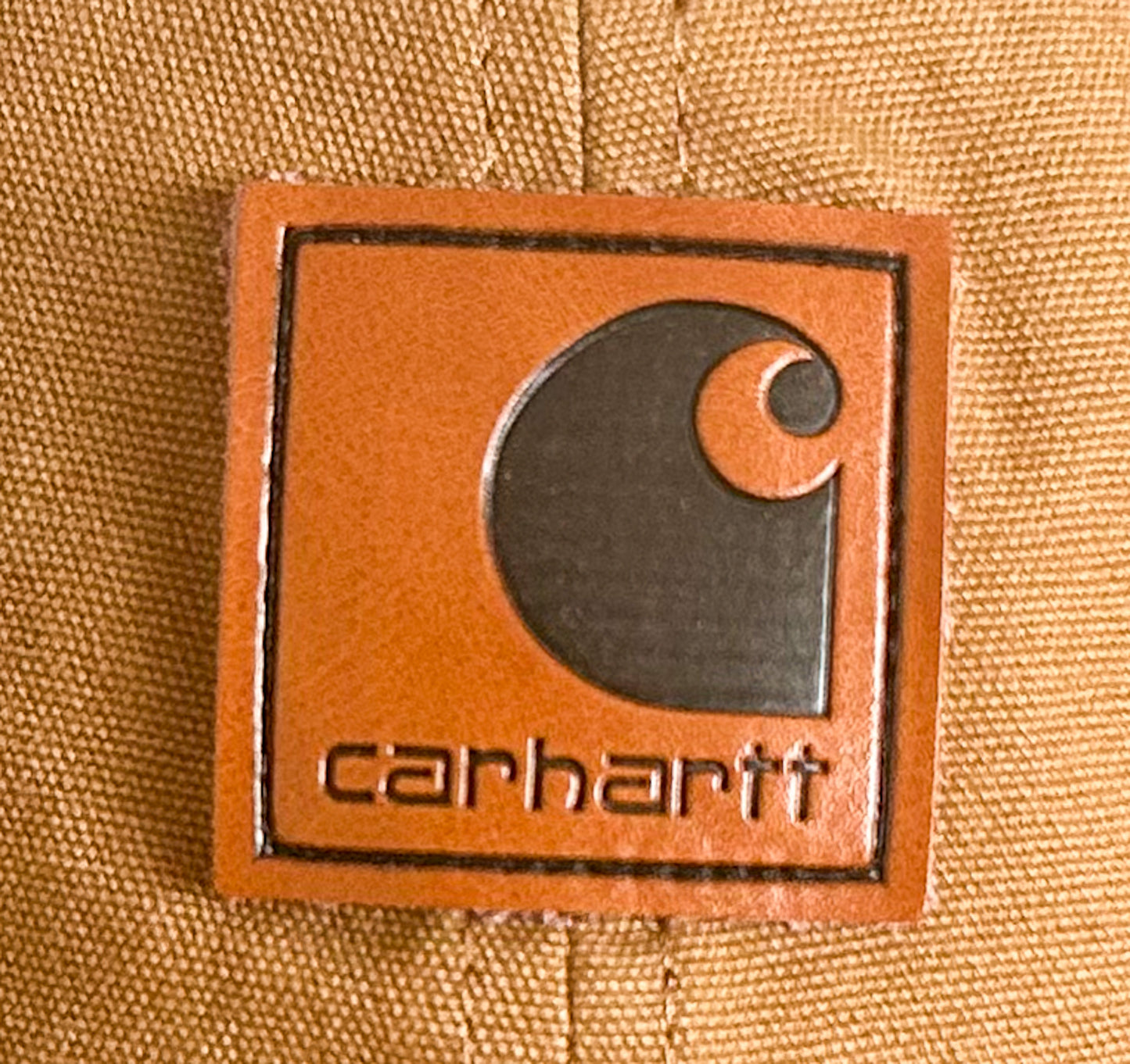 Carhartt Duck Brown Canvas Cap – Dead Stock - Iconic Workwear Style Hat