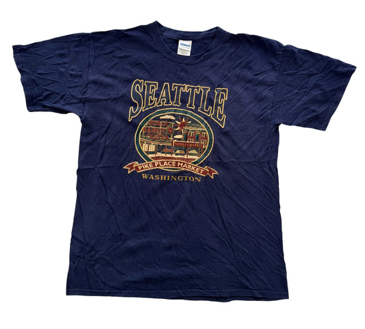 Vintage Seattle Pike Place Market T-Shirt Large