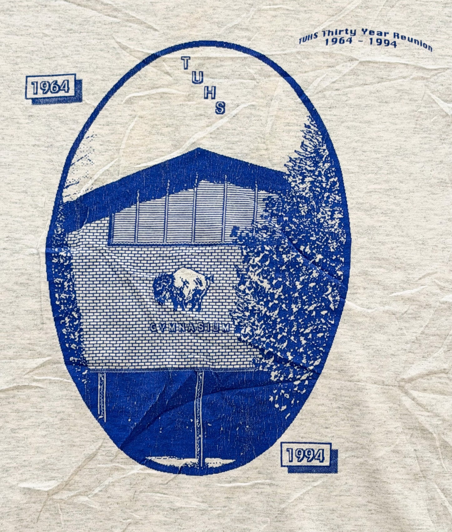 Vintage 1994 TUHS Thirty Year Reunion Made in USA Single Stitch T-Shirt XXL