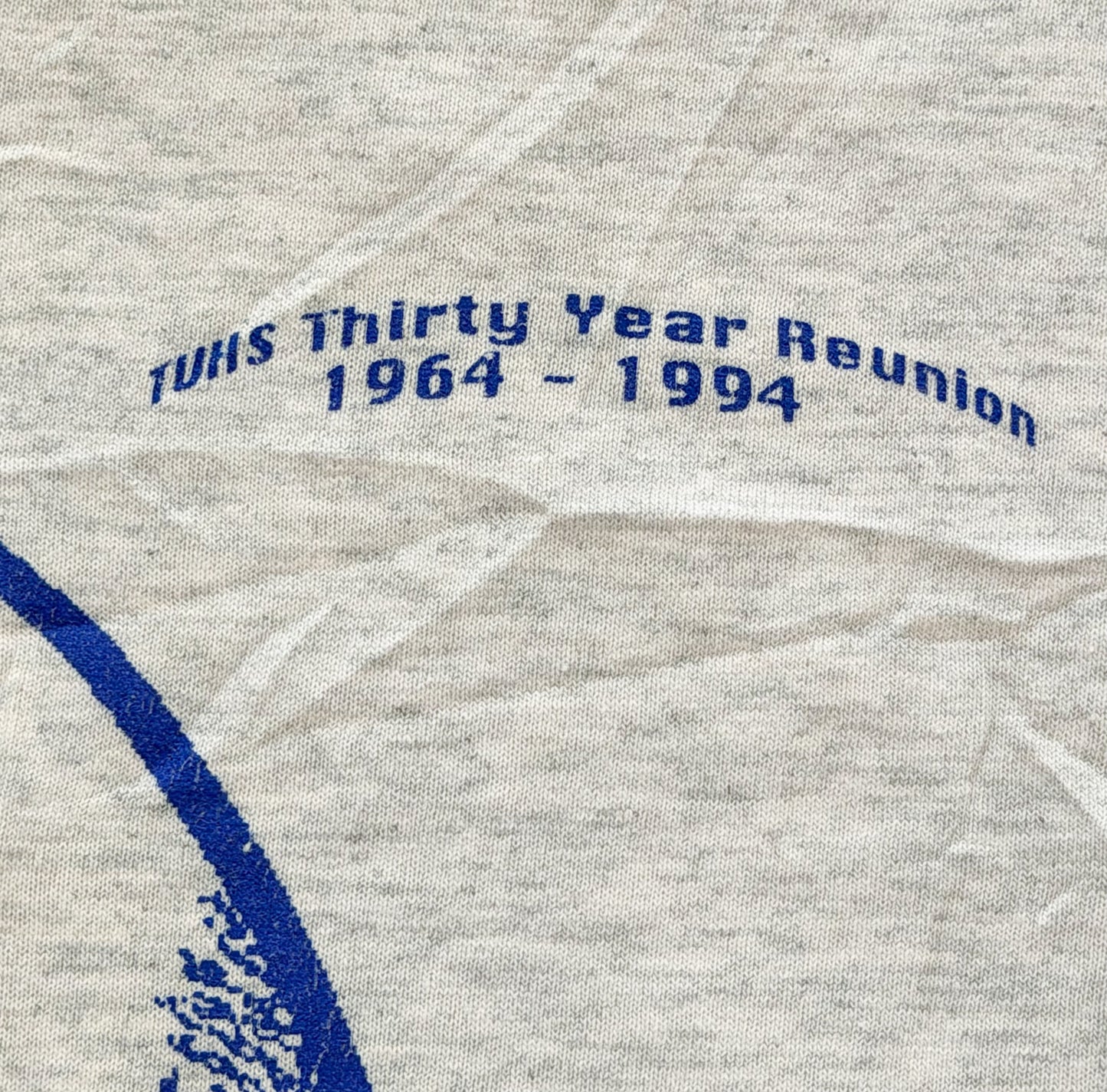Vintage 1994 TUHS Thirty Year Reunion Made in USA Single Stitch T-Shirt XXL
