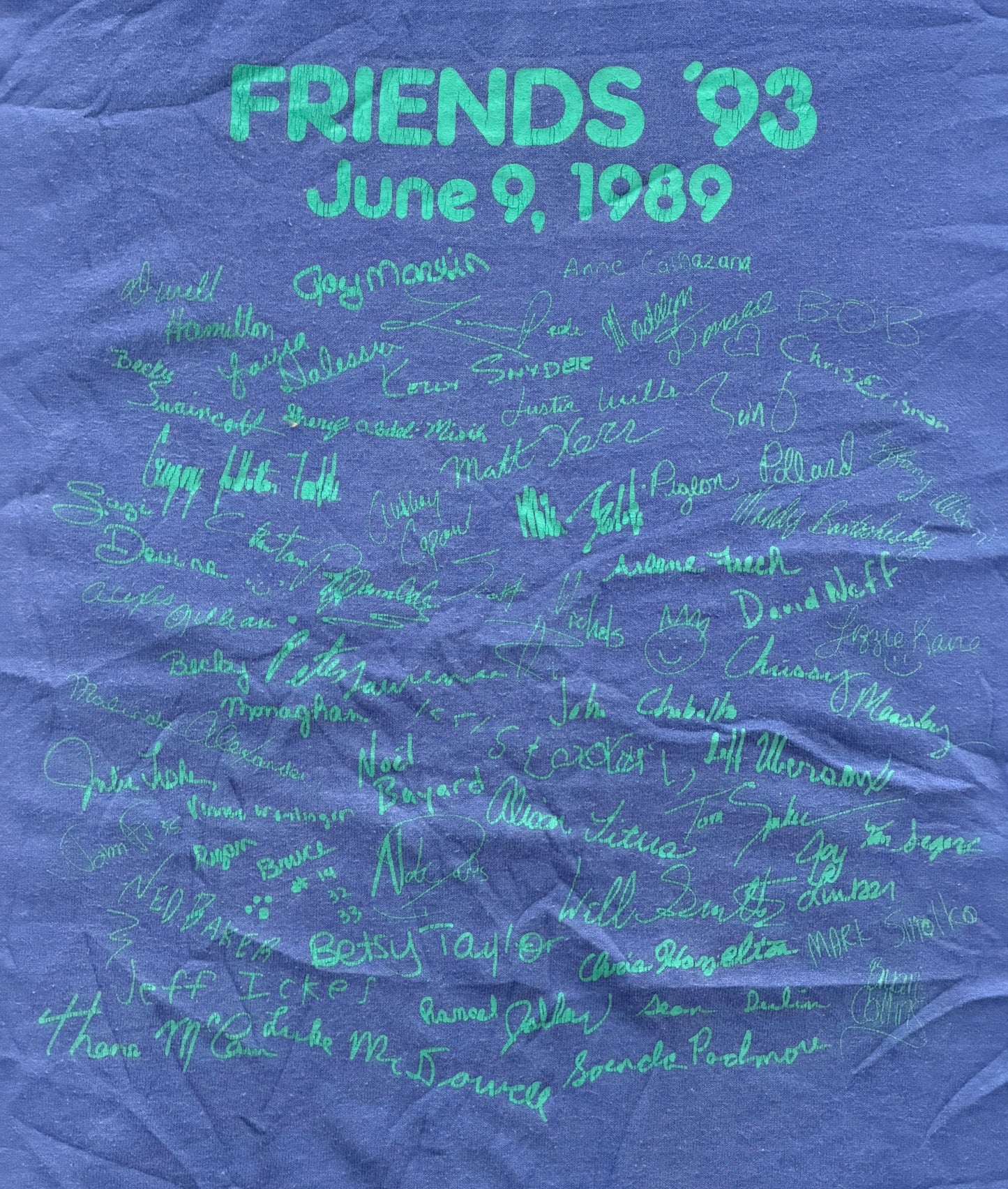 Vintage 1993 Reunion Single Stitch Made in USA T-Shirt XL