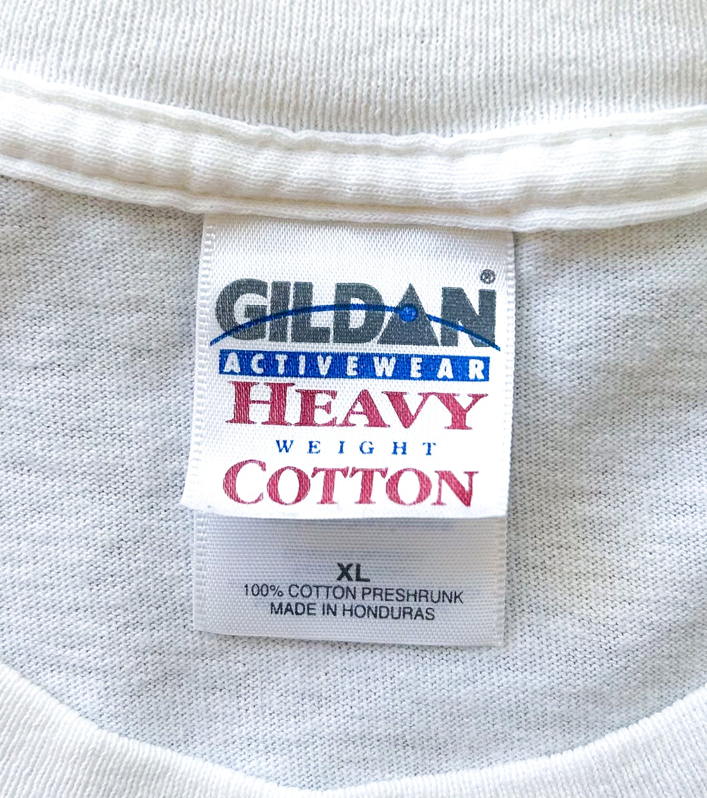 Vintage 90s Gildan Heavyweight Team CF Cystic Fibrosis Foundation Graphic T-Shirt, White Charity Tee Made in Honduras, Size - XL