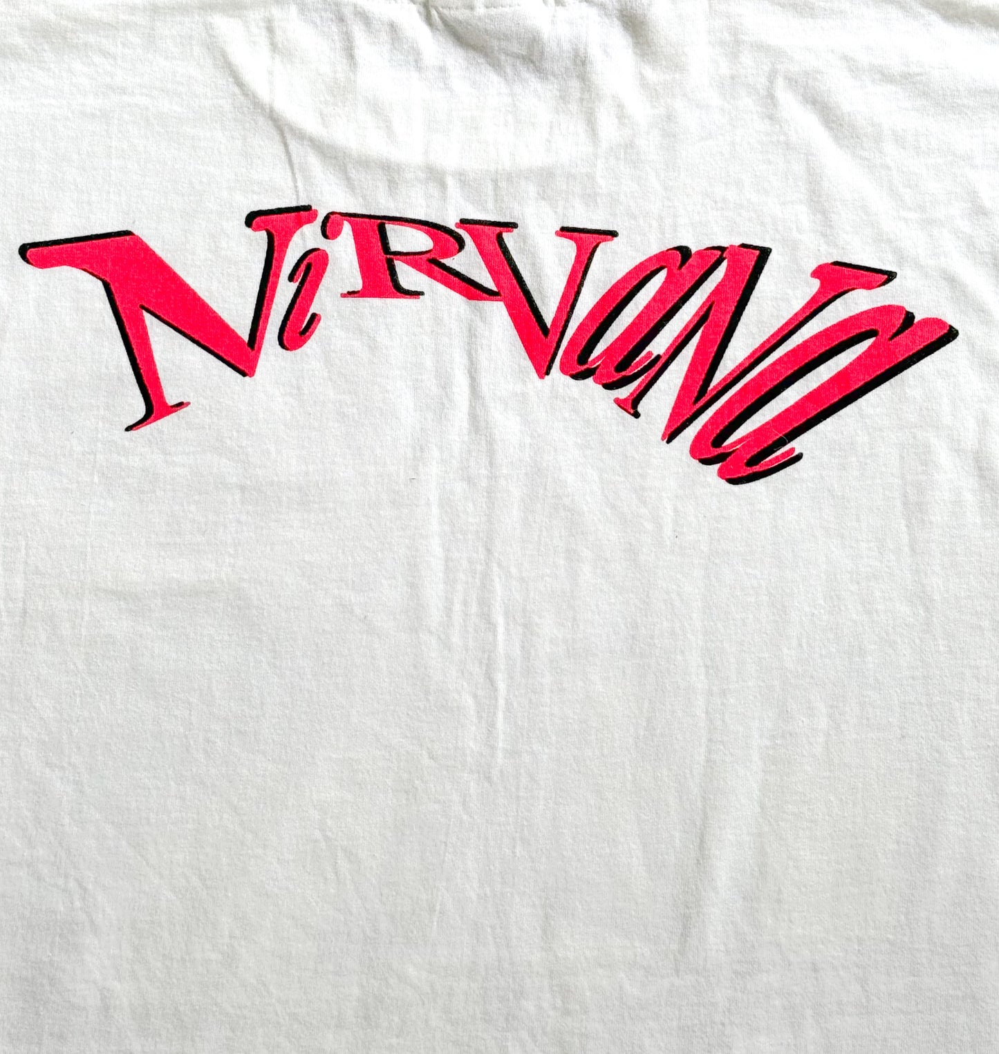 Vintage Nirvana T-Shirt – Kurt Cobain Band Tee – Rare Grunge Rock Graphic Single Stitch XL