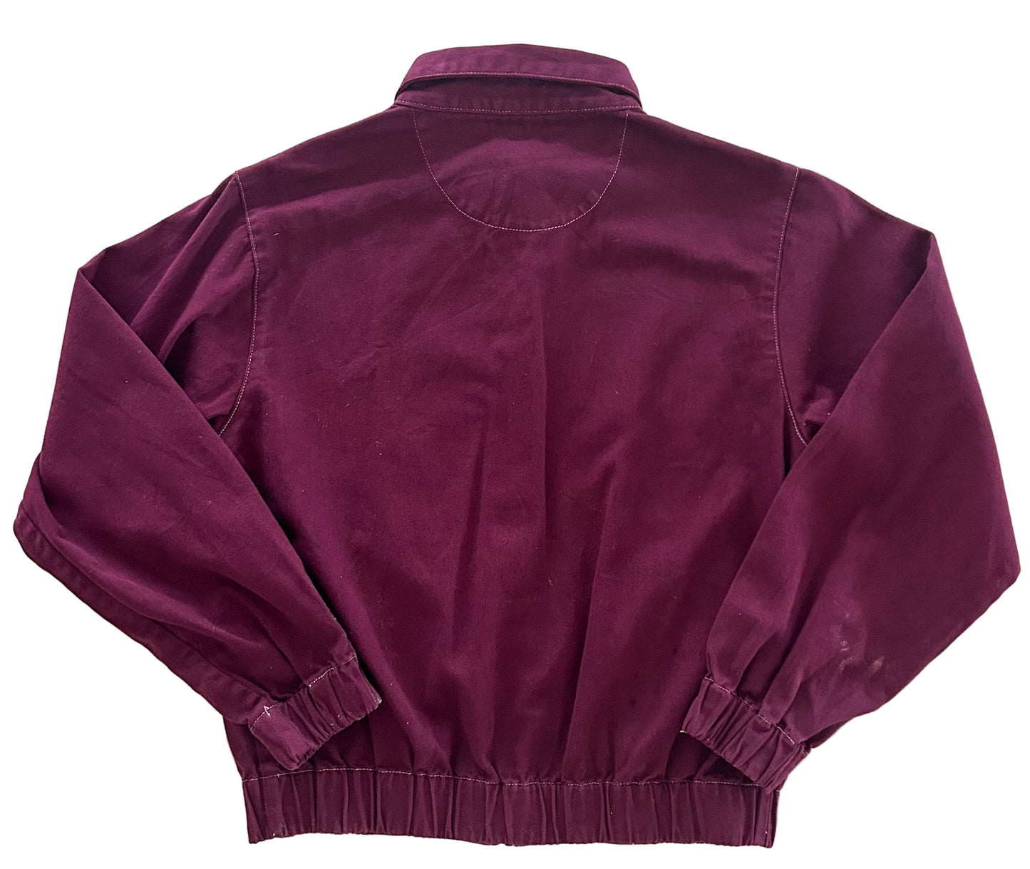 Vintage Polo Ralph Lauren Kids Harrington Jacket – Burgundy Red Zip-Up Bomber, 90s Preppy Streetwear, Size - 7-8 Years