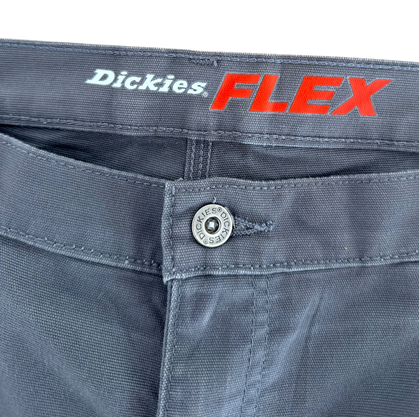 Vintage Dickies Slate Grey Flex Workwear Pants, 36W 34L