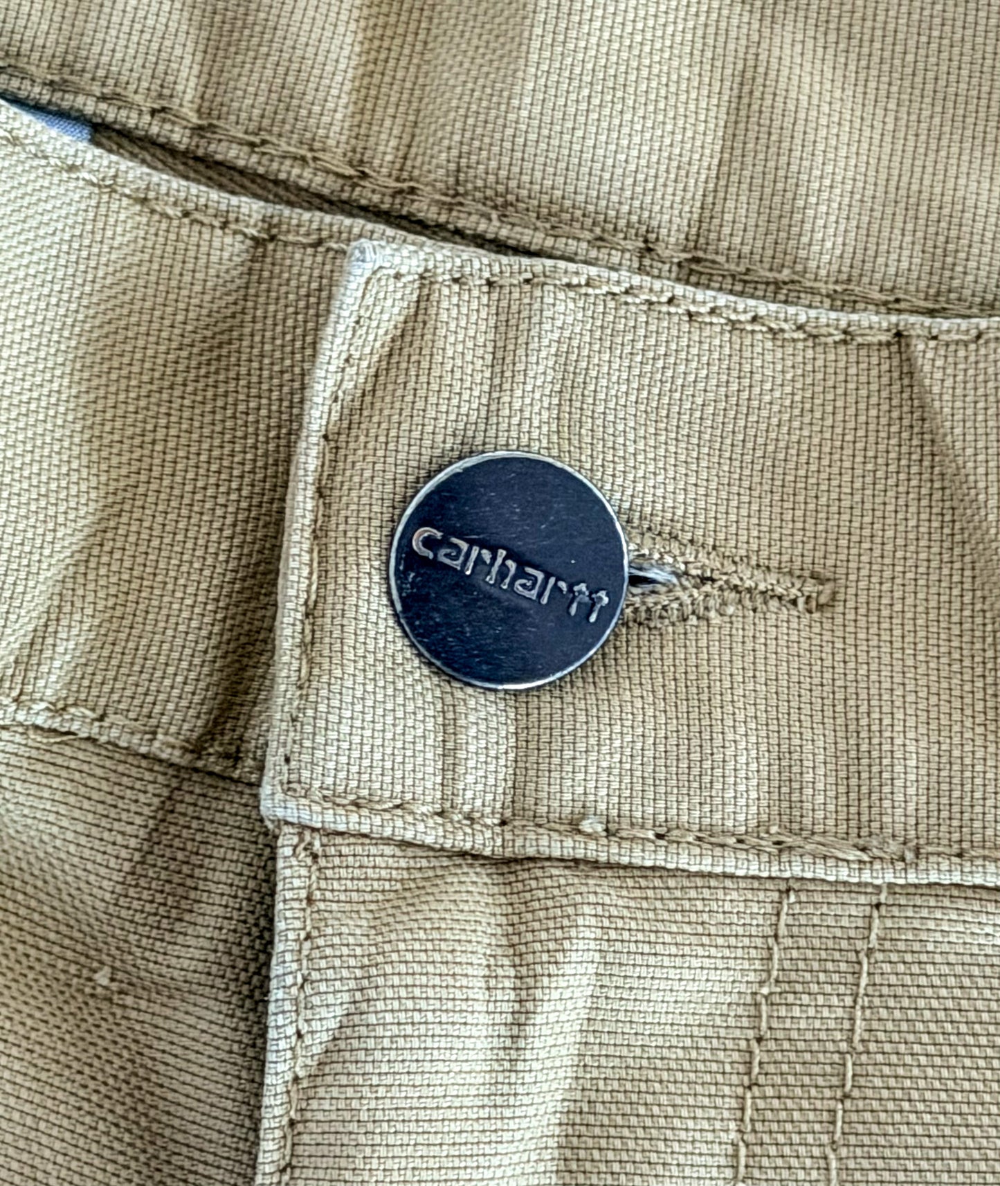 Vintage Carhartt Relaxed Fit Beige Workwear Pants, 33W 36L