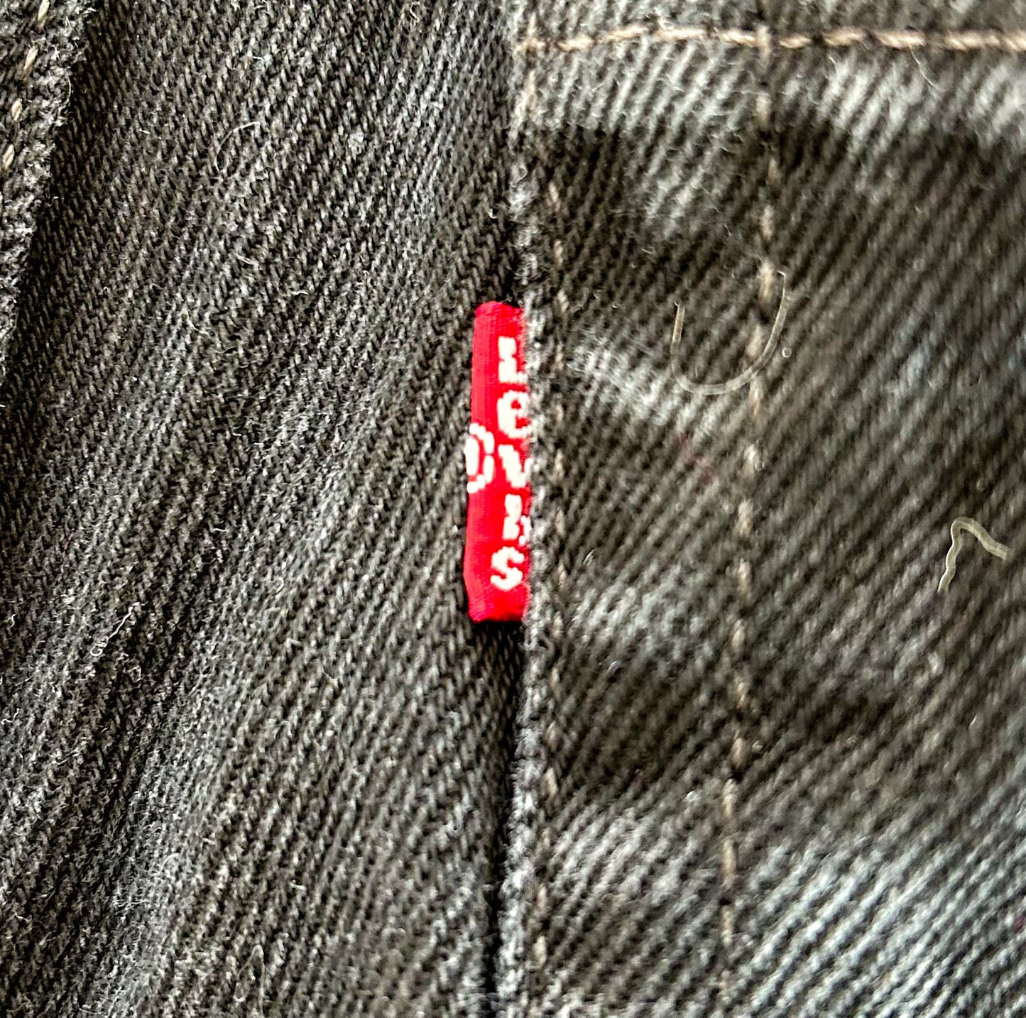Levi’s 505 Straight Leg  Black Denim Jeans, W32 L30