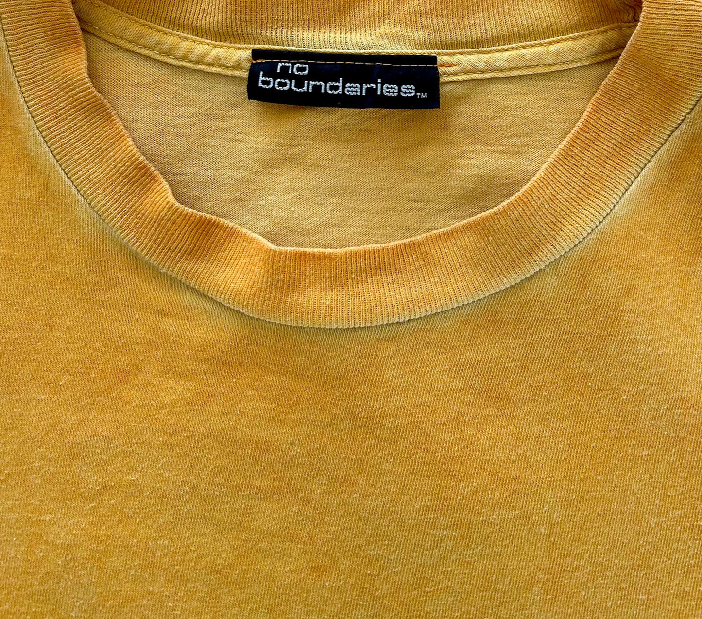 Vintage Y2K Dragon Division Tribal Graphic T-Shirt – Yellow No Boundaries XL Y2K Streetwear Tee, Size - Large