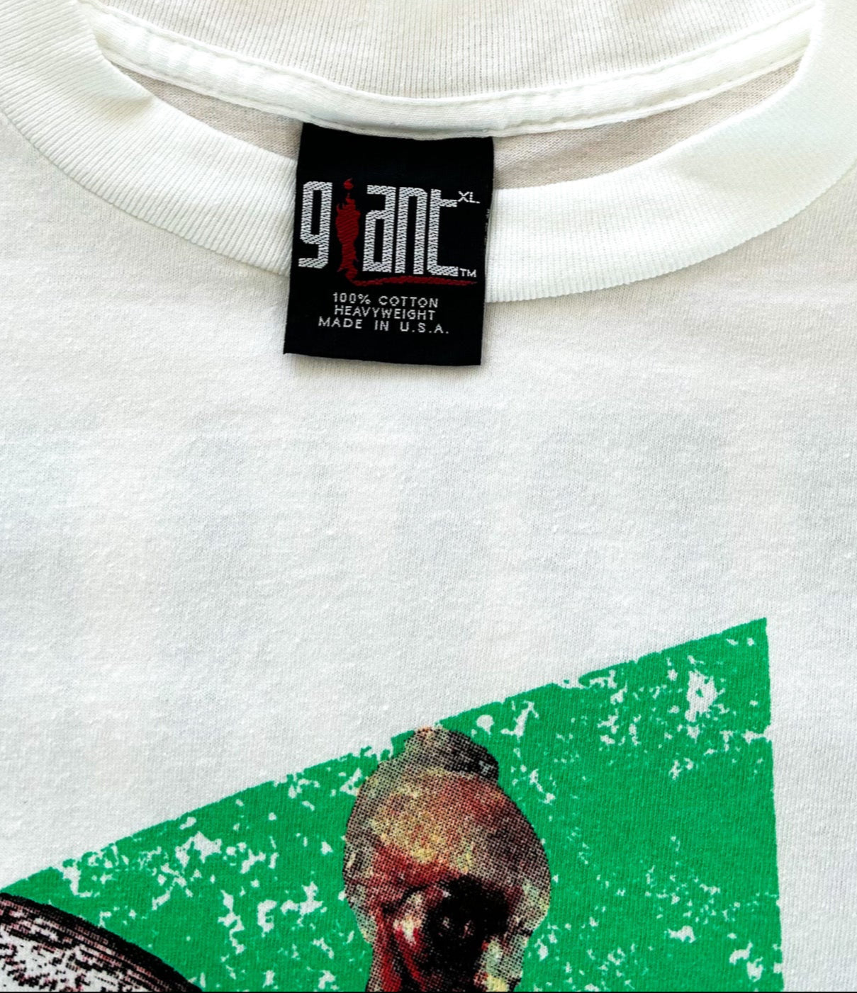 Vintage Nirvana T-Shirt 1990s In Utero Tour Double Sided Single Stitch – Rare 90s Giant Label Band Tee Made in USA, Size - XL