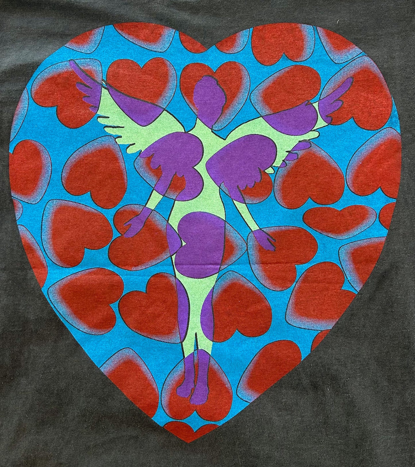 Vintage Nirvana “Heart-Shaped Box” In Utero Graphic T-Shirt – Circa 1990s Giant Tag USA, Size Large