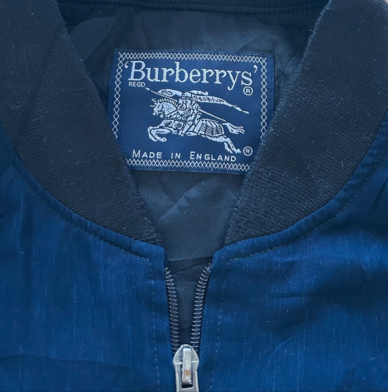 Vintage Burberrys Bomber Jacket Made in England – 90s Burberry