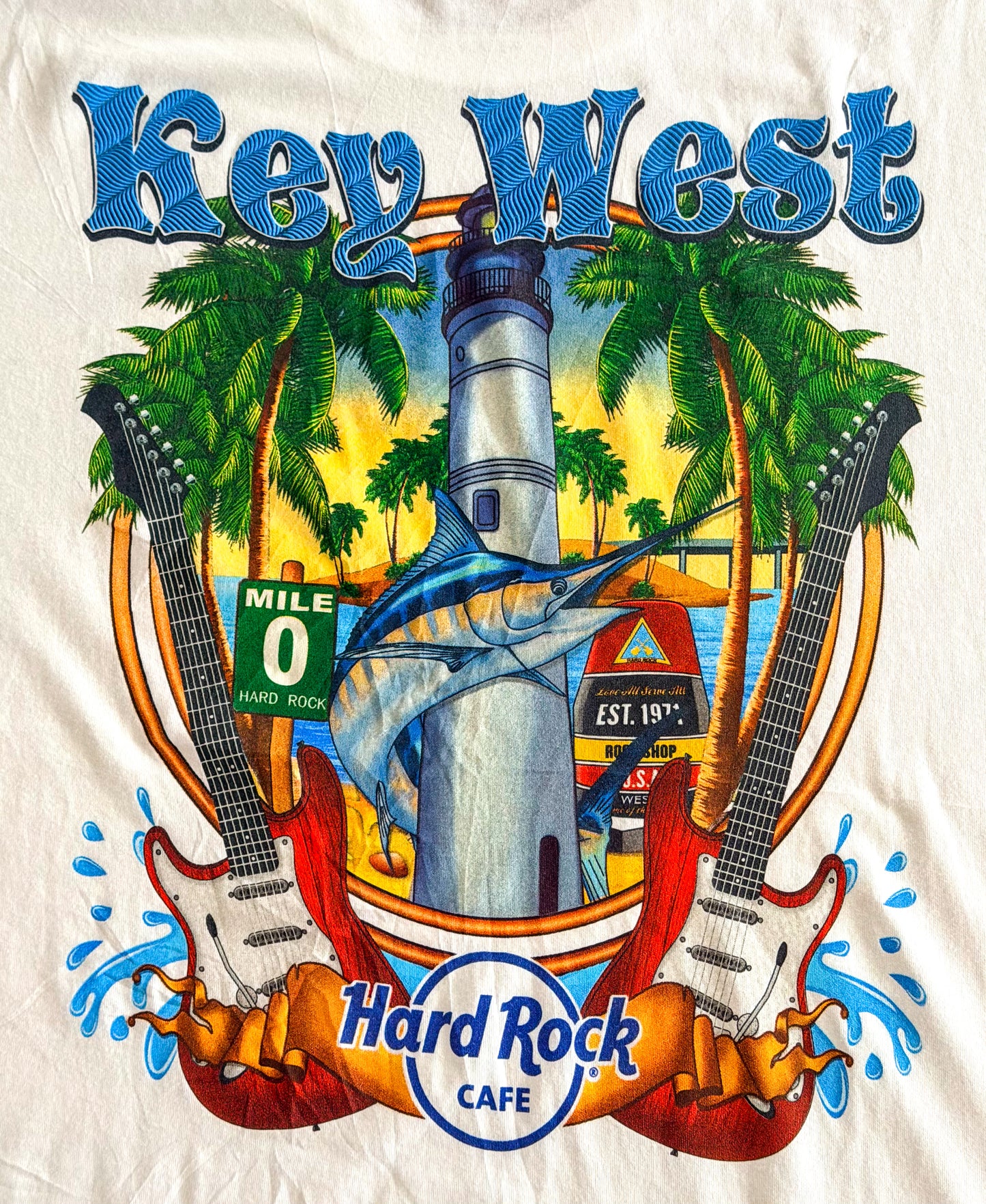 Vintage Hard Rock Cafe Key West T-Shirt, XL