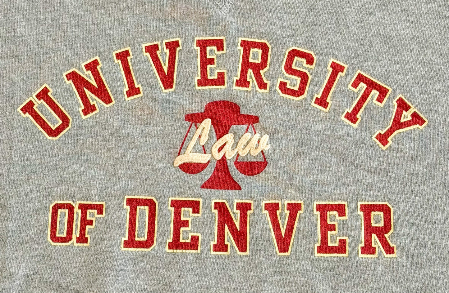 Vintage University of Denver Russell Athletic Sweatshirt, Large