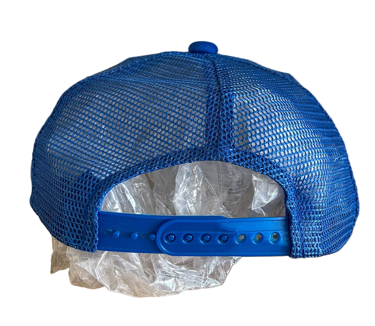 Vintage 2014 All Japan Soft Tennis Kagawa Championship Trucker Hat – Blue & White Mesh Snapback Cap, Retro Japanese Sportswear