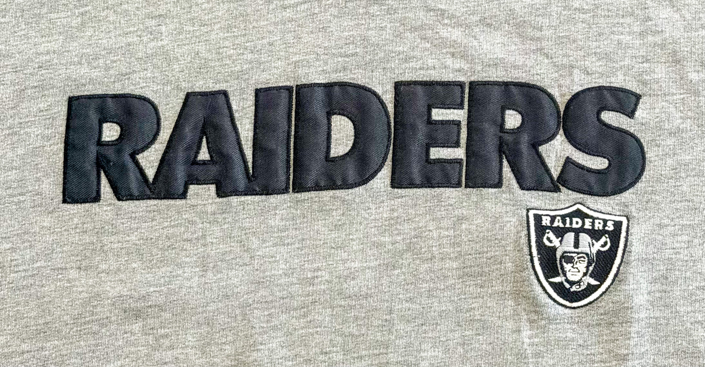 Vintage Oakland Raiders Embroidered NFL Sweatshirt, XL