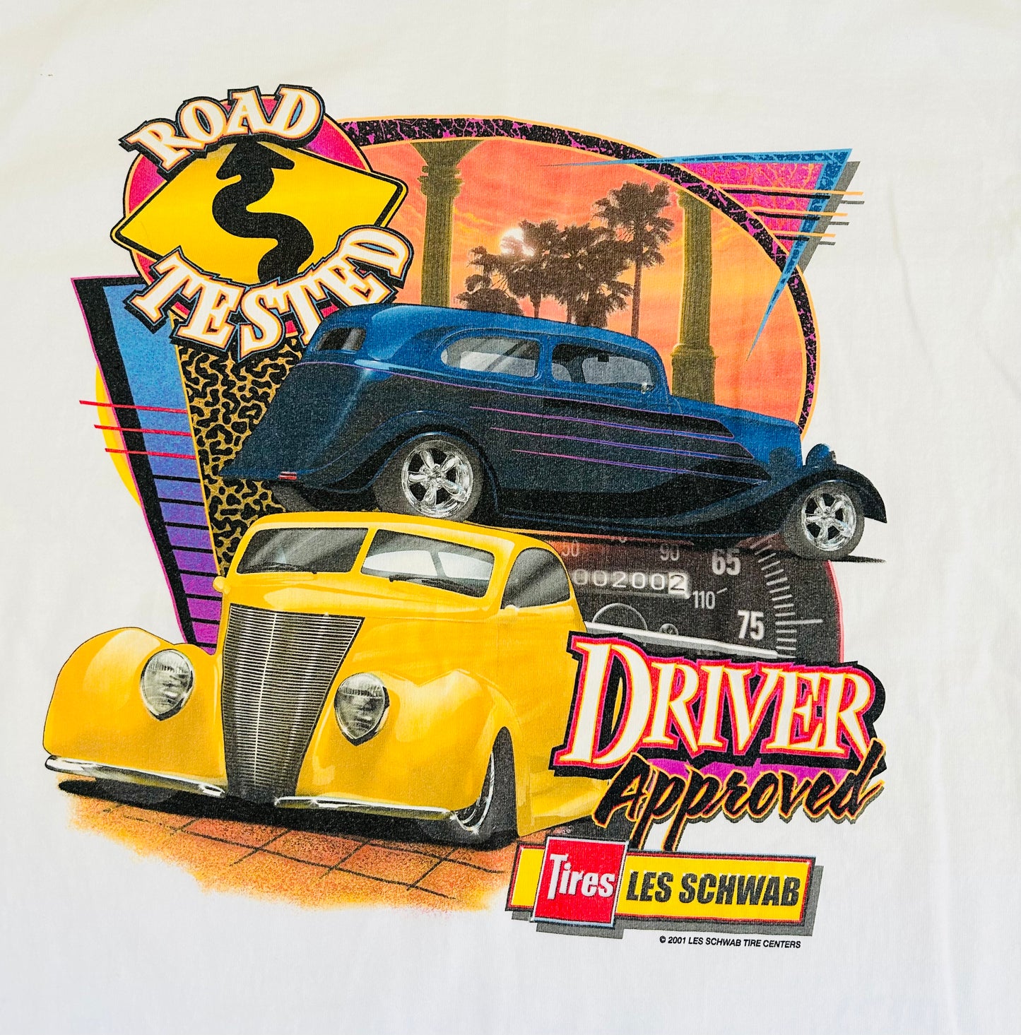 Vintage 2001 Classic Car Tee Large