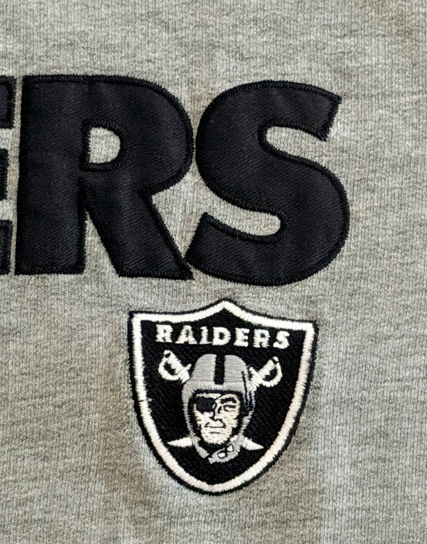 Vintage Oakland Raiders Embroidered NFL Sweatshirt, XL