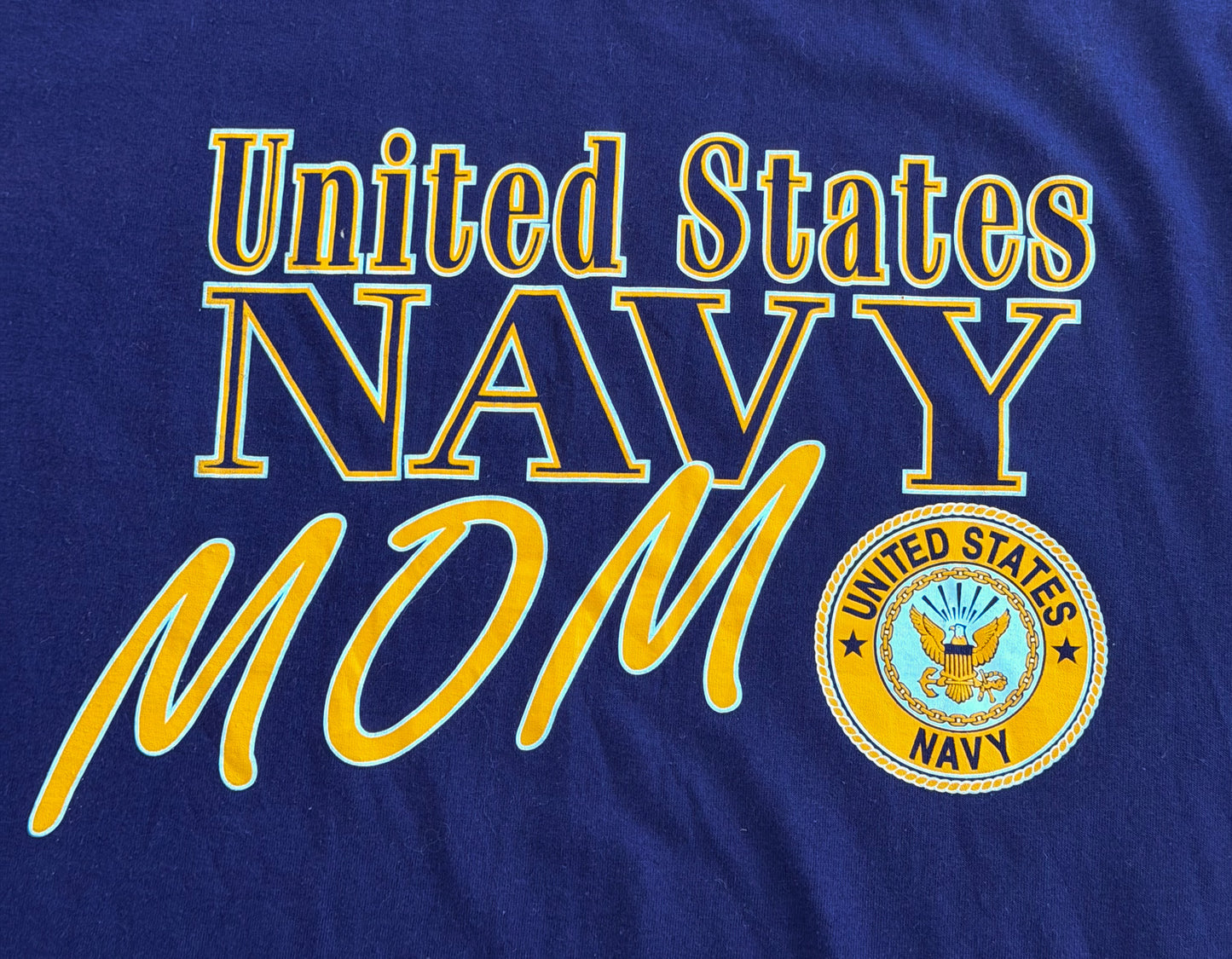 Vintage United States Navy Mom T-Shirt, Large