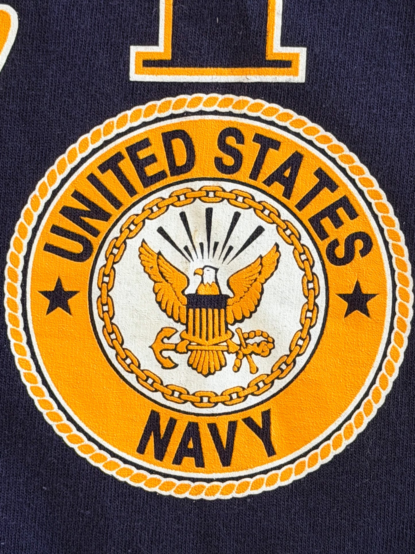 Vintage United States Navy Mom T-Shirt, Large