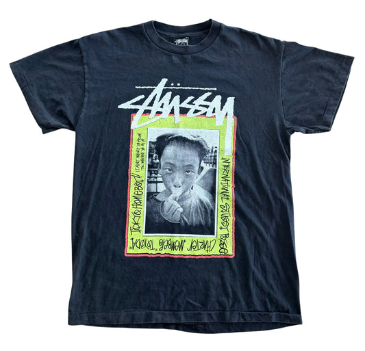 Vintage Stüssy International Tribe USA Made Single Stitch T-Shirt, Large