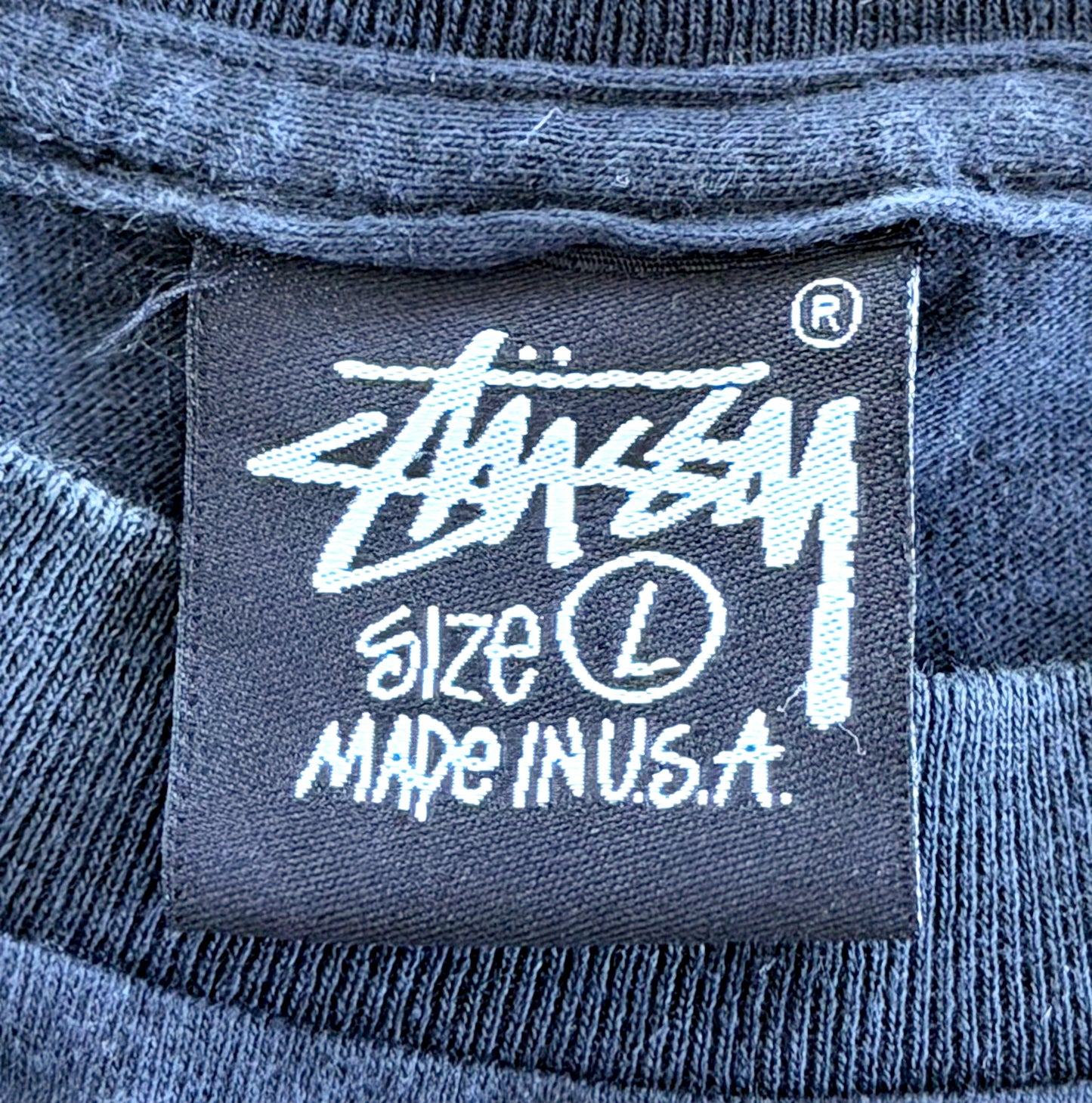 Vintage Stüssy International Tribe USA Made Single Stitch T-Shirt, Large
