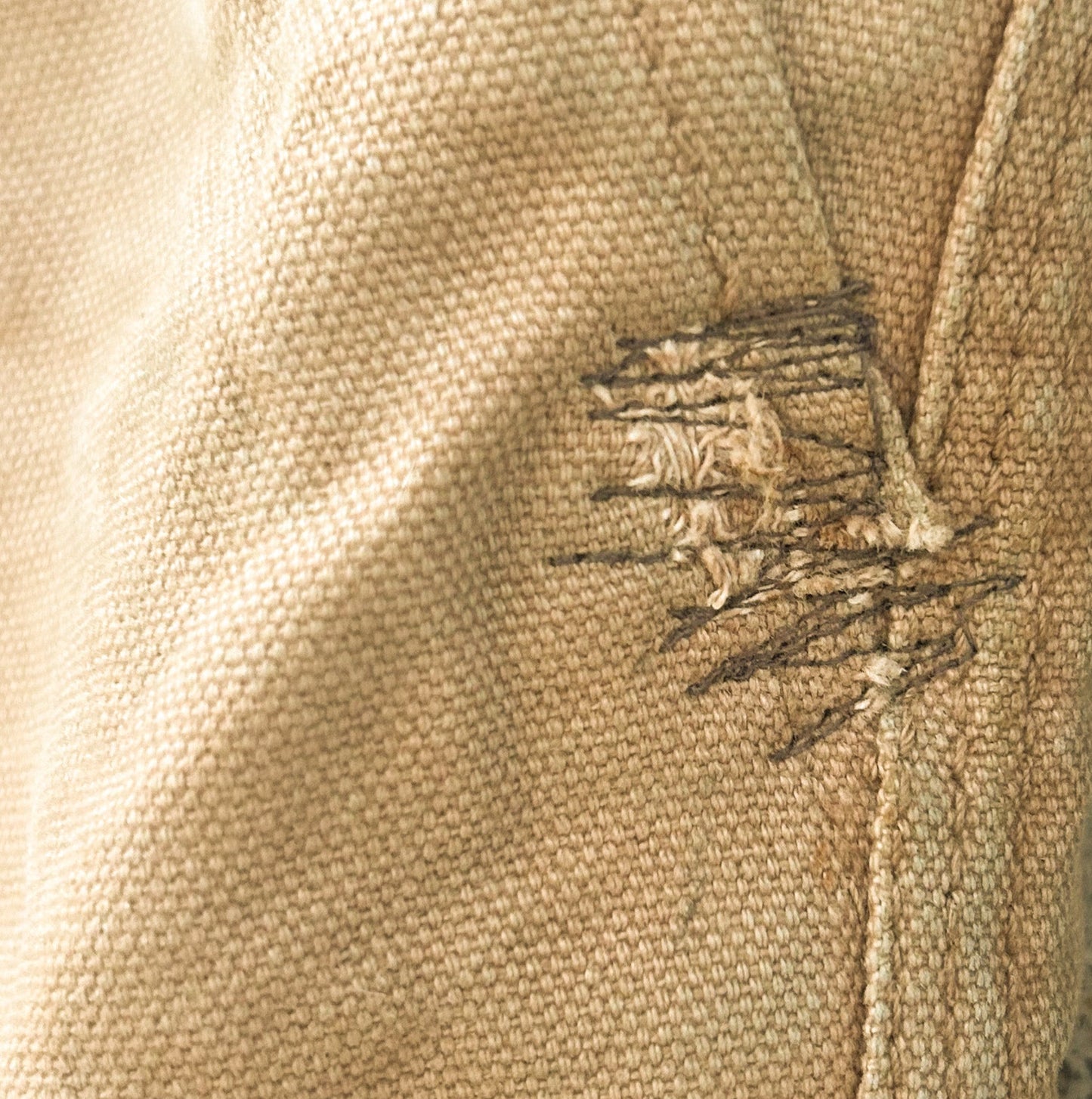 Vintage Carhartt Detroit Chore Jacket – Brown Duck Canvas, Blanket Lined Workwear Coat – Distressed Utility Jacket XL