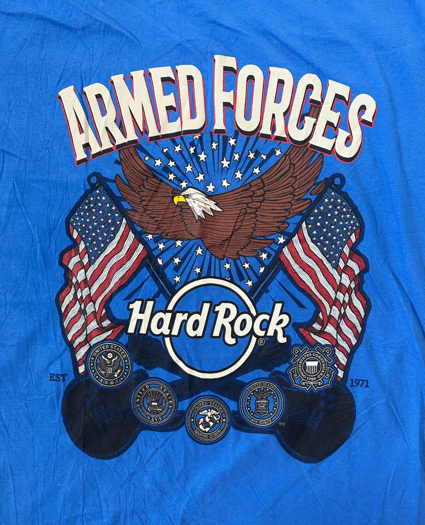 Hard Rock Armed Forces Tee Large