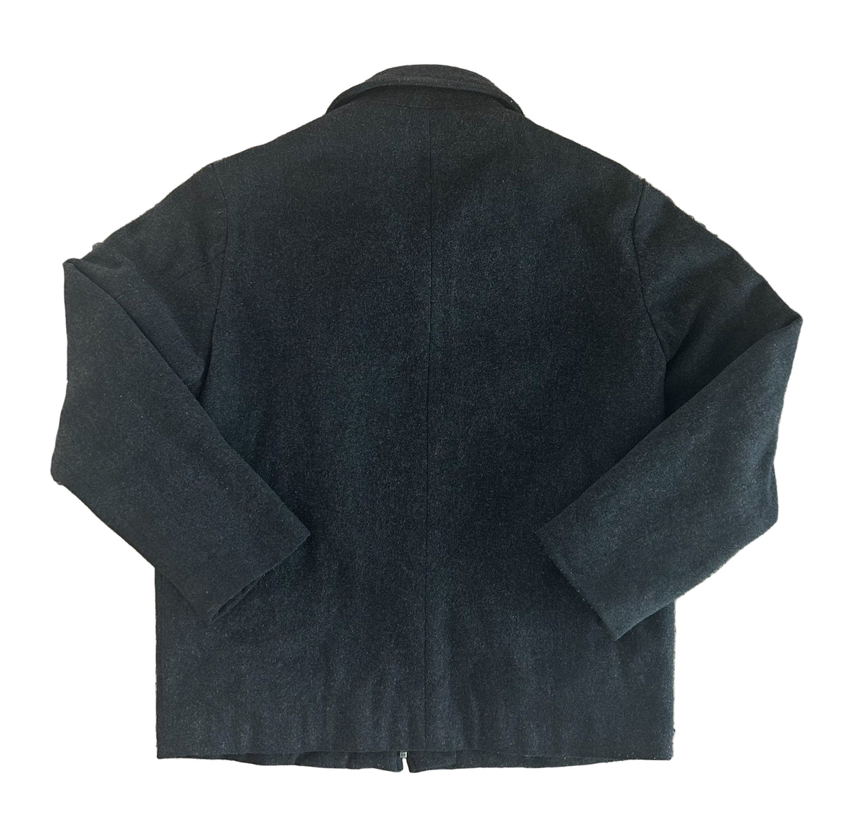 Vintage GAP Wool Blend Jacket 90s Y2K Black Zip-Up Quilted Lined 