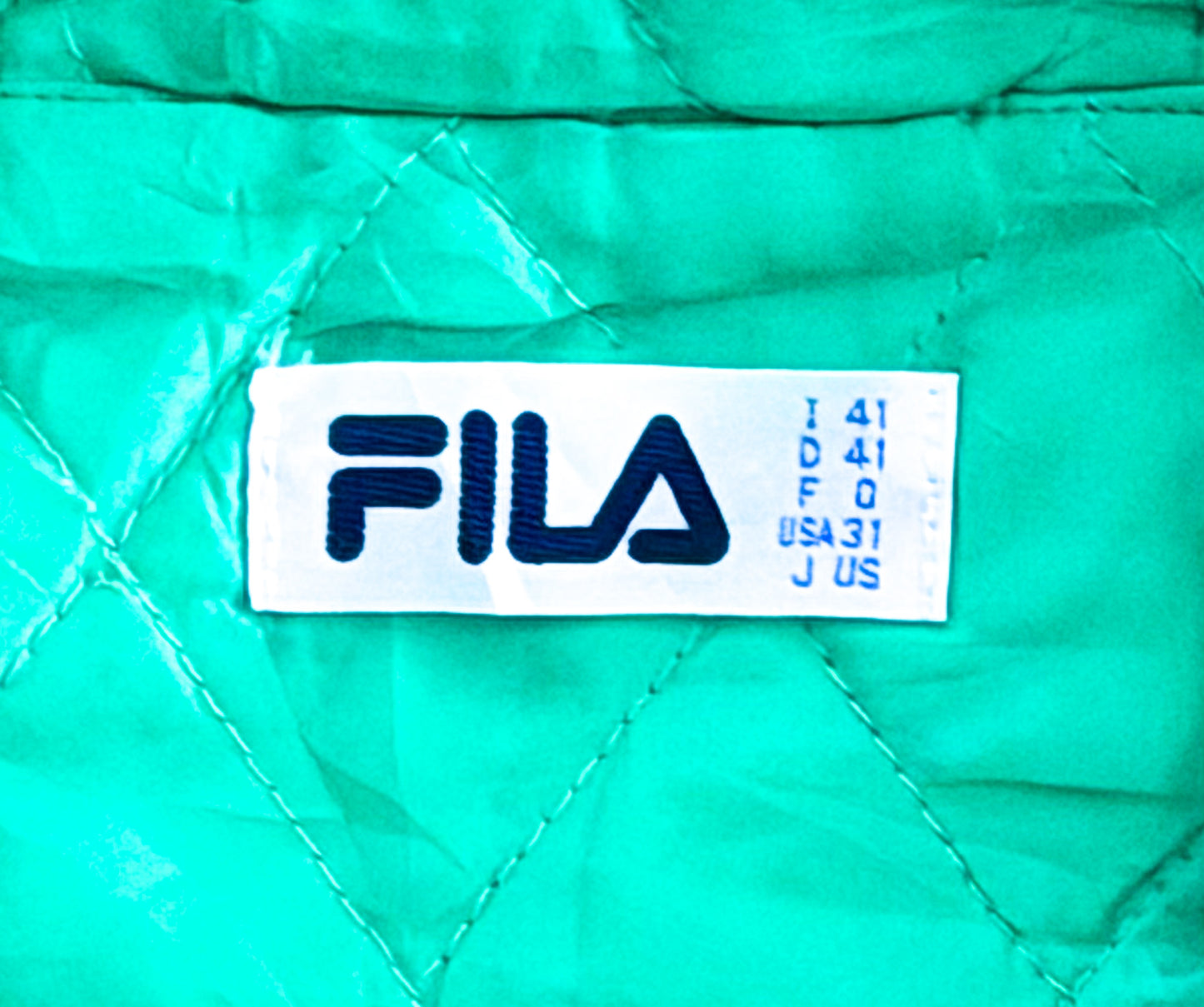 Vintage 1990s Fila Sport Hooded Jacket Red Green Italia Jacket, Large