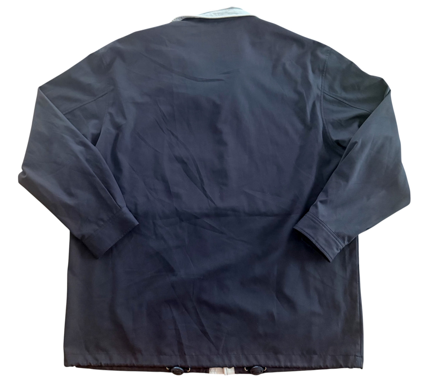 Vintage Yves Saint Laurent YSL Zip-Up Navy Blue Jacket, XL