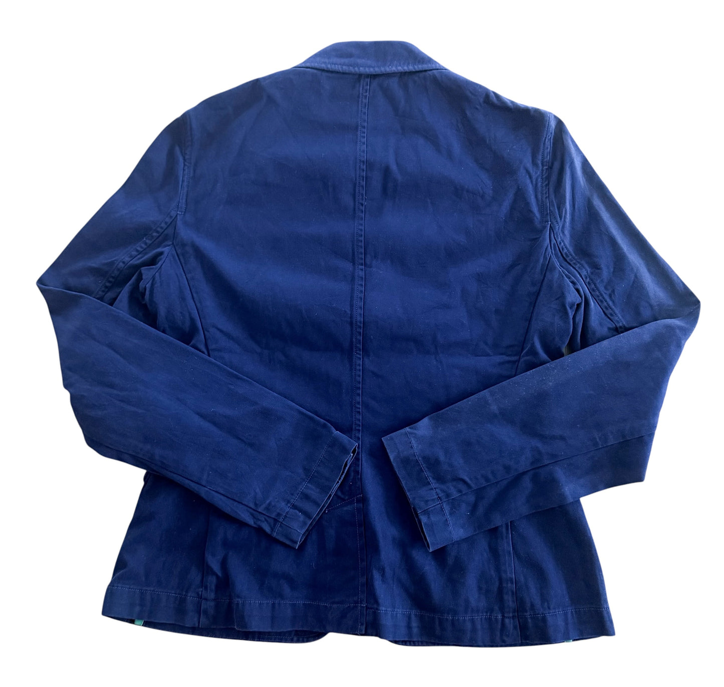 Vintage Ralph Lauren Women’s Cotton Blazer Navy Polo Jacket, XS