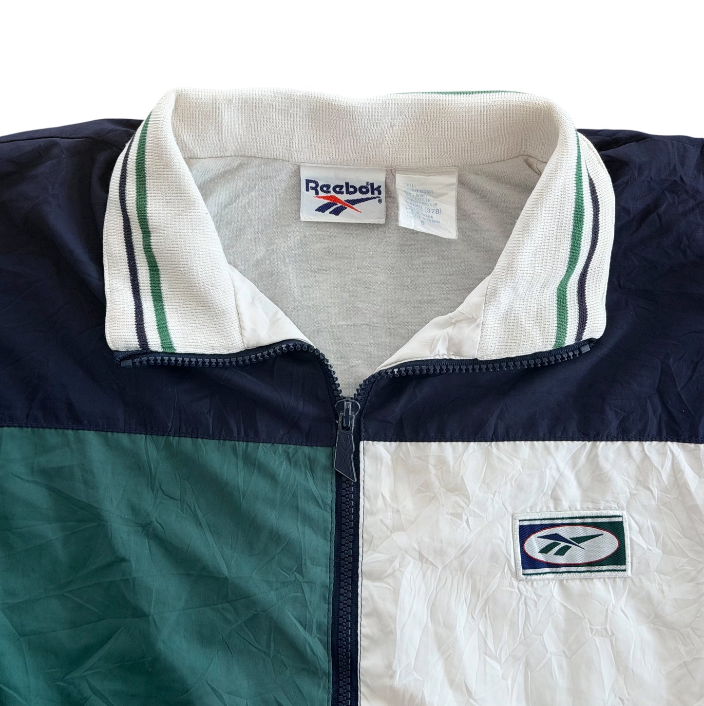 Vintage 90s Reebok Colour Block Zip-Up Jacket, XL