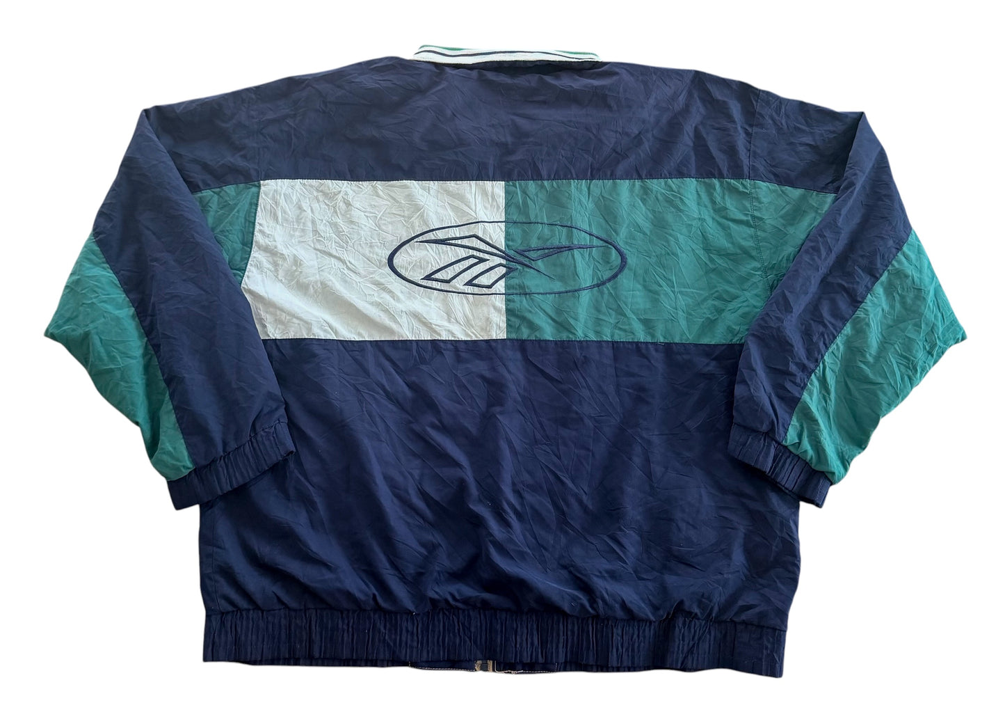 Vintage 90s Reebok Colour Block Zip-Up Jacket, XL