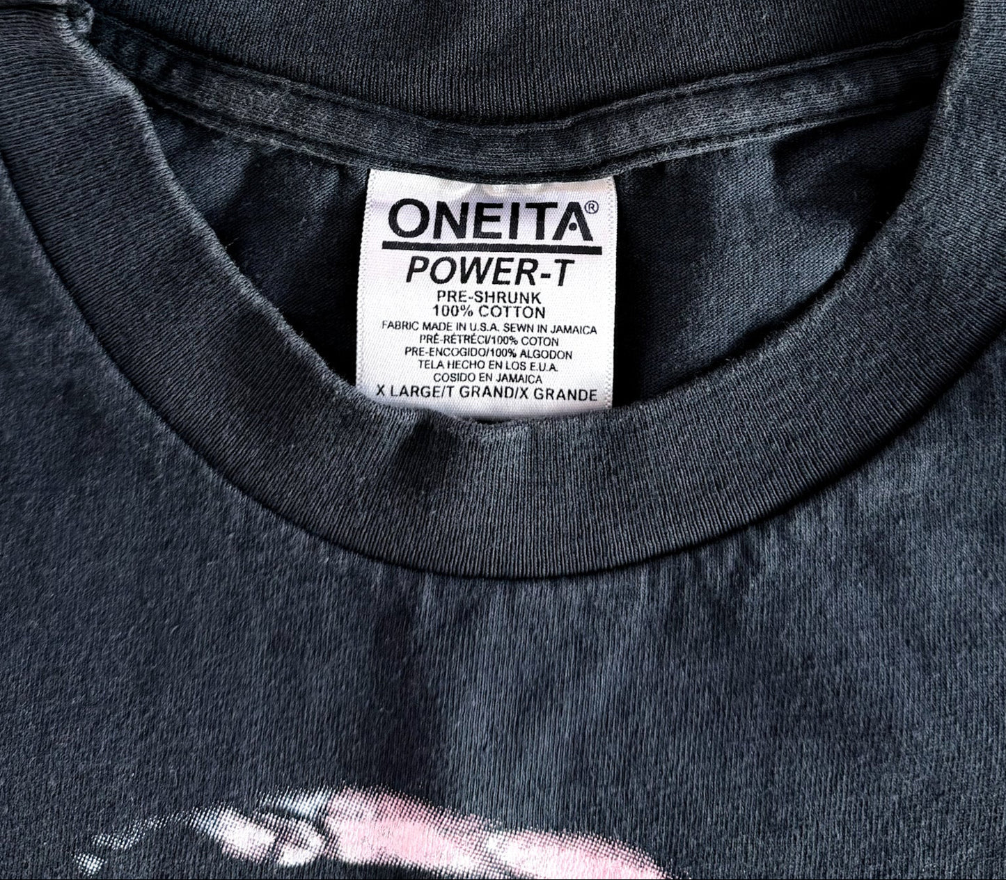 Vintage Queen Single Stitch Band T-Shirt Oneita Power-T Freddie Mercury Graphic Rock Concert Tee Black, Size XL